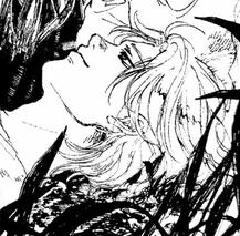 " stay with me... i won't ask 'forever'. just for now, eiji. "